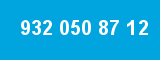 932 050 87 12 932 050 87 12